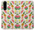 W3883 Motif de fruits Etui Coque Housse et Flip Housse Cuir pour Sony Xperia 5 III