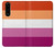 W3887 Drapeau de la fierté lesbienne Etui Coque Housse et Flip Housse Cuir pour Sony Xperia 5 III