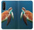 W3899 Tortue de mer Etui Coque Housse et Flip Housse Cuir pour Sony Xperia 1 II