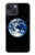 W2266 La planète Terre de l'Étoile nébuleuse espace Etui Coque Housse et Flip Housse Cuir pour iPhone 14