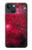 W3368 Zodiaque Rouge Galaxie Etui Coque Housse et Flip Housse Cuir pour iPhone 14