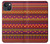 W3404 Aztèques Motif Etui Coque Housse et Flip Housse Cuir pour iPhone 14