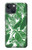 W3457 Papier Palm Monstera Etui Coque Housse et Flip Housse Cuir pour iPhone 14