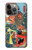 W1826 Utagawa Kuniyoshi Guan Yu Etui Coque Housse et Flip Housse Cuir pour iPhone 14 Pro