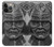 W1827 Japon Samurai Casque Etui Coque Housse et Flip Housse Cuir pour iPhone 14 Pro