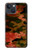 W3393 Camouflage sang Splatter Etui Coque Housse et Flip Housse Cuir pour iPhone 14 Plus