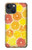 W3408 citron Etui Coque Housse et Flip Housse Cuir pour iPhone 14 Plus