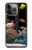 W0226 L'aquarium Etui Coque Housse et Flip Housse Cuir pour iPhone 14 Pro Max