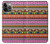 W2292 Motif tribal aztèque Etui Coque Housse et Flip Housse Cuir pour iPhone 14 Pro Max