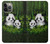 W2441 Forêt de Bambous de la famille Panda Etui Coque Housse et Flip Housse Cuir pour iPhone 14 Pro Max