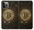 W3798 Crypto-monnaie Bitcoin Etui Coque Housse et Flip Housse Cuir pour iPhone 14 Pro Max