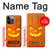 W3828 Citrouille d'Halloween Etui Coque Housse et Flip Housse Cuir pour iPhone 14 Pro Max