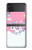 W3518 Licorne Dessin animé Etui Coque Housse et Flip Housse pour Samsung Galaxy Z Flip 4
