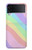 W3810 Vague d'été licorne pastel Etui Coque Housse et Flip Housse pour Samsung Galaxy Z Flip 4