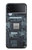W3880 Impression électronique Etui Coque Housse et Flip Housse pour Samsung Galaxy Z Flip 4