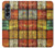 W3861 Bloc de conteneur coloré Etui Coque Housse et Flip Housse pour Samsung Galaxy Z Fold 4