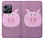 W3269 Porc Dessin animé Etui Coque Housse et Flip Housse Cuir pour OnePlus 10T