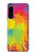 W3675 Tâche de couleur Etui Coque Housse et Flip Housse Cuir pour Sony Xperia 5 IV