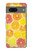 W3408 citron Etui Coque Housse et Flip Housse Cuir pour Google Pixel 7