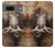 W3427 Mammoth Ancient Art la Grotte Etui Coque Housse et Flip Housse Cuir pour Google Pixel 7