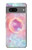 W3709 Galaxie rose Etui Coque Housse et Flip Housse Cuir pour Google Pixel 7
