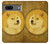 W3826 Dogecoin Shiba Etui Coque Housse et Flip Housse Cuir pour Google Pixel 7