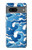 W3901 Vagues esthétiques de l'océan de tempête Etui Coque Housse et Flip Housse Cuir pour Google Pixel 7