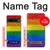 W2683 Arc en ciel Fierté LGBT Drapeau Etui Coque Housse et Flip Housse Cuir pour Google Pixel 7 Pro