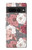 W3716 Motif floral rose Etui Coque Housse et Flip Housse Cuir pour Google Pixel 7 Pro