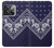 W3357 Marine Bleu Bandana Motif Etui Coque Housse et Flip Housse Cuir pour OnePlus Ace Pro