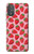 W3719 Modèle de fraise Etui Coque Housse et Flip Housse Cuir pour Motorola Moto G Power 2022, G Play 2023