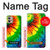 W3422 tie Dye Etui Coque Housse et Flip Housse Cuir pour Motorola Moto G32