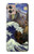 W3851 Monde de l'art Van Gogh Hokusai Da Vinci Etui Coque Housse et Flip Housse Cuir pour Motorola Moto G32