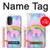 W3070 Arc en ciel pastel ciel Licorne Etui Coque Housse et Flip Housse Cuir pour Motorola Moto G52, G82 5G