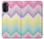 W3514 Arc en ciel Zigzag Etui Coque Housse et Flip Housse Cuir pour Motorola Moto G52, G82 5G