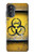 W3669 Graphique du réservoir de danger biologique Etui Coque Housse et Flip Housse Cuir pour Motorola Moto G52, G82 5G