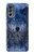 W3410 Loup Dream Catcher Etui Coque Housse et Flip Housse Cuir pour Motorola Moto G62 5G