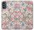 W3688 Motif d'art floral floral Etui Coque Housse et Flip Housse Cuir pour Motorola Moto G62 5G