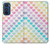 W3499 Motif coloré coeur Etui Coque Housse et Flip Housse Cuir pour Motorola Edge 30