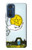 W3722 Carte de tarot Pièces de l'As des Pentacles Etui Coque Housse et Flip Housse Cuir pour Motorola Edge 30