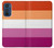 W3887 Drapeau de la fierté lesbienne Etui Coque Housse et Flip Housse Cuir pour Motorola Edge 30