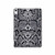 W2855 Blanc Rattle Serpent Imprimé graphique Peau Tablet Etui Coque Housse pour iPad 10.9 (2022)