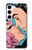 W3469 Pop Art Etui Coque Housse et Flip Housse Cuir pour Samsung Galaxy S23