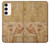 W3398 Egypte Stela Montouhotep Etui Coque Housse et Flip Housse Cuir pour Samsung Galaxy S23 Plus