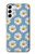 W3454 Marguerite Florale Etui Coque Housse et Flip Housse Cuir pour Samsung Galaxy S23 Plus