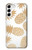 W3718 Ananas sans soudure Etui Coque Housse et Flip Housse Cuir pour Samsung Galaxy S23 Plus