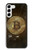 W3798 Crypto-monnaie Bitcoin Etui Coque Housse et Flip Housse Cuir pour Samsung Galaxy S23 Plus