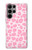 W2213 Motif rose Léopard Etui Coque Housse et Flip Housse Cuir pour Samsung Galaxy S23 Ultra