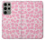 W2213 Motif rose Léopard Etui Coque Housse et Flip Housse Cuir pour Samsung Galaxy S23 Ultra