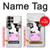 W3257 Vache Dessin animé Etui Coque Housse et Flip Housse Cuir pour Samsung Galaxy S23 Ultra